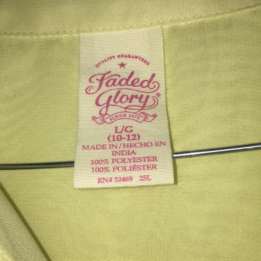 Yellow blouse - Picture 2 of 3